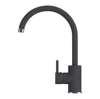 Смеситель для кухни Tolero Элара чёрный 464094